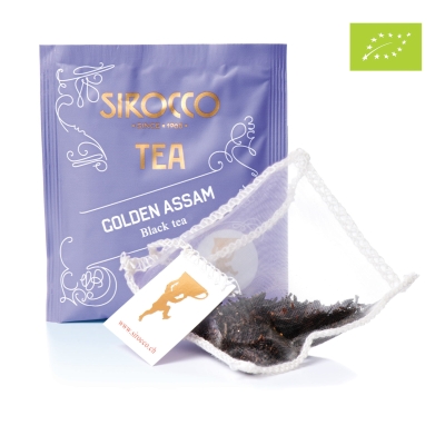 Golden Assam - liściasta czarna herbata organiczna bio