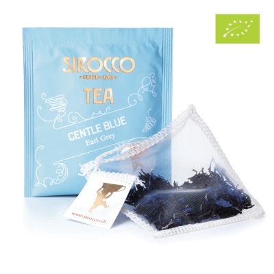 Gentle Blue Earl Grey - liściasta czarna herbata organiczna bio  z bergamotką
