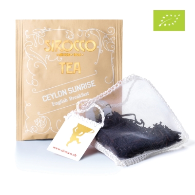 Ceylon Sunrise English Breakfast - liściasta czarna herbata organiczna bio 