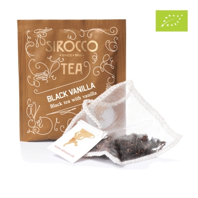Black Vanilla - liściasta czarna herbata  organiczna bio z wanilią Bourbon