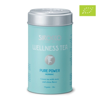 Wellness Tea Pure Power Detox- oczyszczająca liściasta organiczna herbata zielona bio z mate